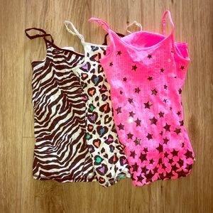 Girls Printed camisole (3 pack)